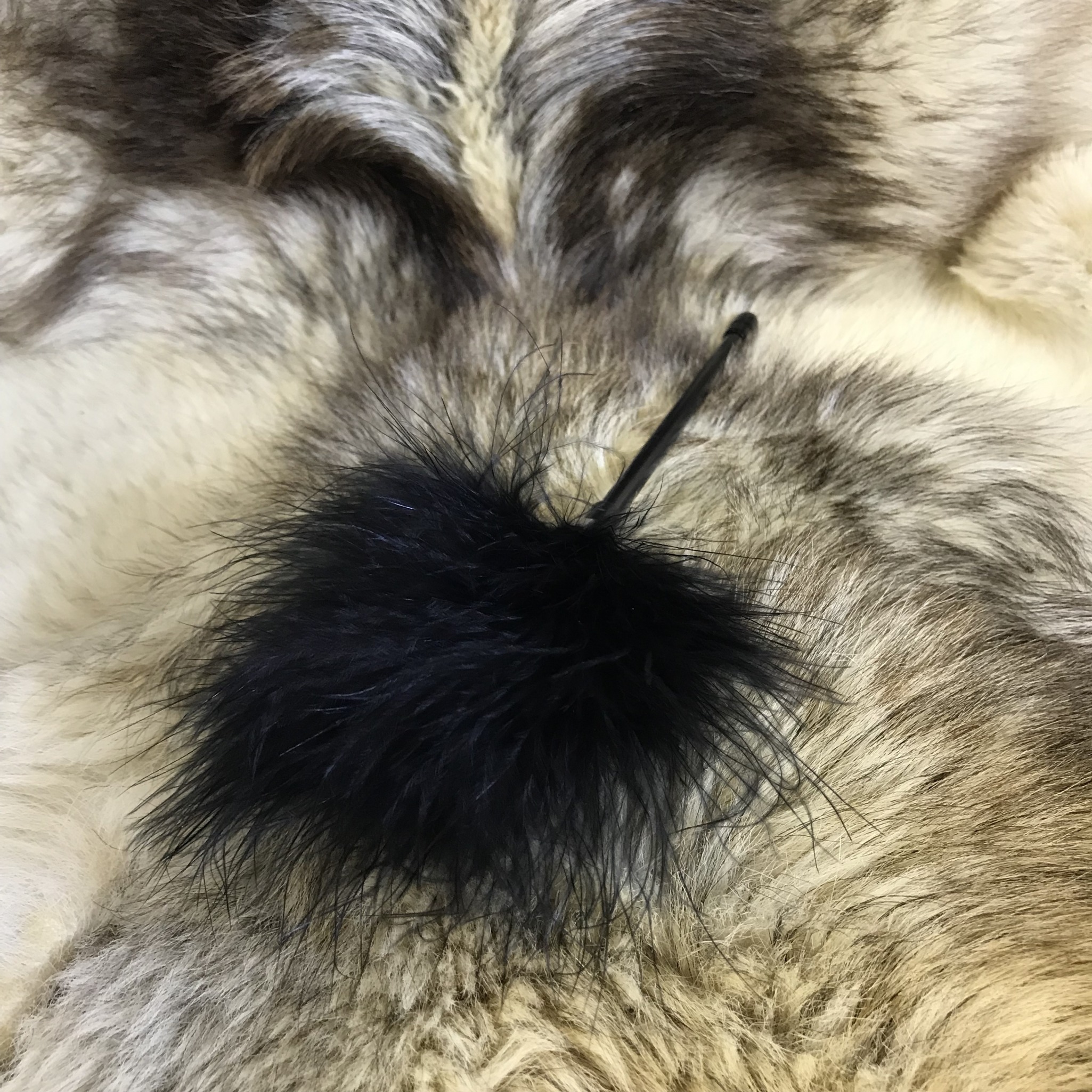 Bondage kit med blød pels